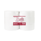 PAPEL HIGIENICO JUMBO HOJA SIMPLE EXTRA BLANCO 500 MT 6 ROLLOS