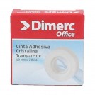 CINTA ADHESIVA CRISTALINA 19MMX20MT TRANSPARENTE CC1920 DIMERC