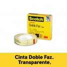 CINTA DOBLE CONTACTO 12 MM 22.8 MT TRANSPARENTE