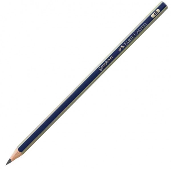 LAPIZ GRAFITO TECNICO 4B HEXAGONAL BICOLOR GOLDFABER 1221
