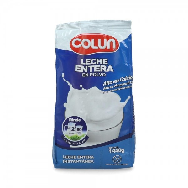 LECHE EN POLVO ENTERA BOLSA 1.4 KG
