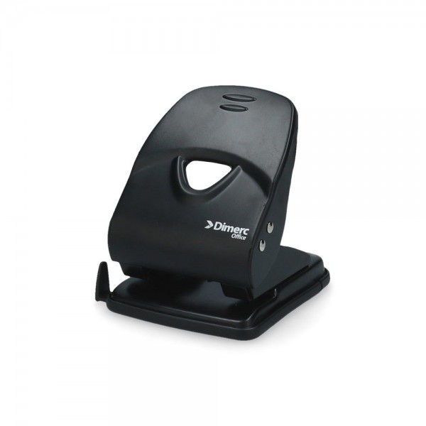 PERFORADORA GRANDE METAL NEGRA PARA 40 HOJAS