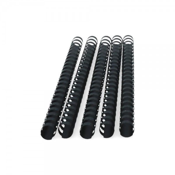 ANILLOS PLASTICOS 16MM 130 HJ NEGRO 50 UN