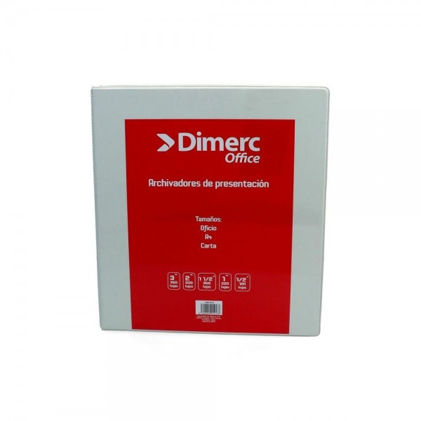 ARCHIVADOR CATALOGO A4 2 AROS 2.0 BLANCO 500 HOJAS