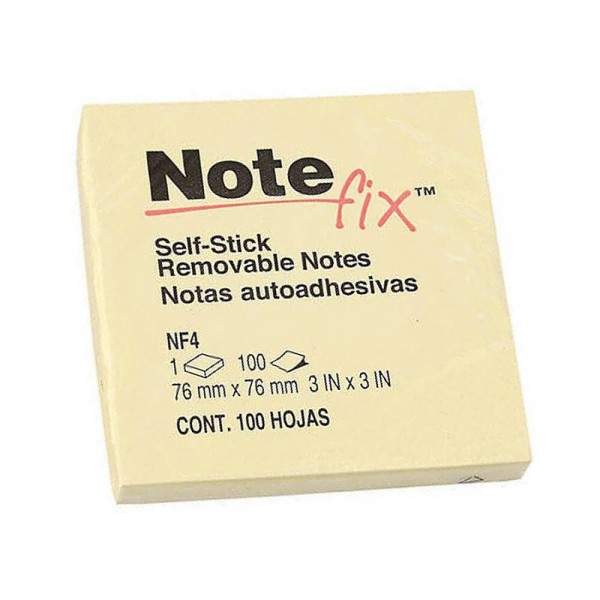 NOTA ADHESIVA 654  AMARILLO 100 HOJAS