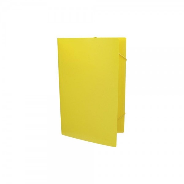 CARPETA POLIPROPILENO CON ELASTICO OFICIO AMARILLO