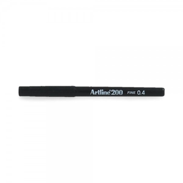 LAPIZ FIBRA 0.4 MM NEGRO 200