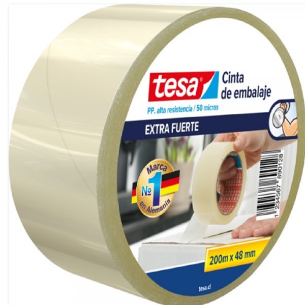 CINTA EMBALAJE 48 MM 200 MT TRANSPARENTE