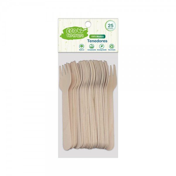 TENEDOR MADERA 25 UN