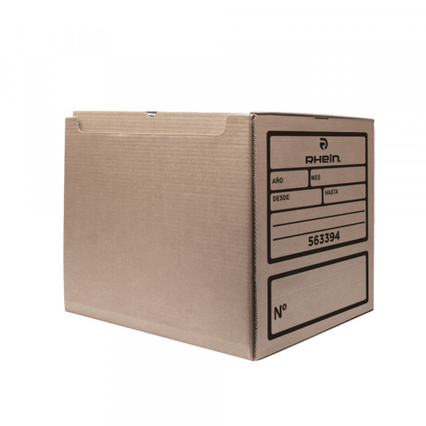 CAJA ARCHIVO CARTON 4 ARCHIVADORES