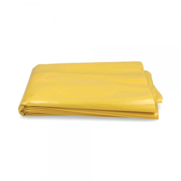 BOLSA BASURA PLANA AMARILLA 90X120 CM 10 UN