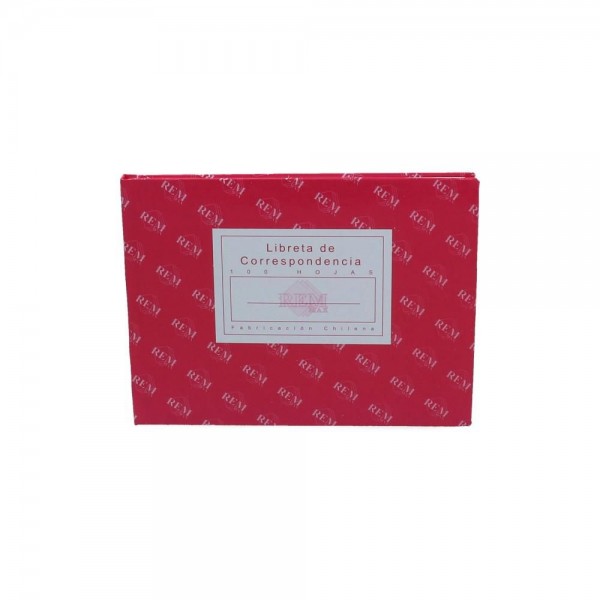 LIBRETA CORRESPONDENCIA 100 HOJAS