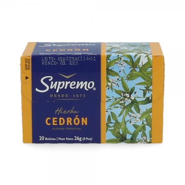 TE HIERBAS CEDRON 20 BOLSAS