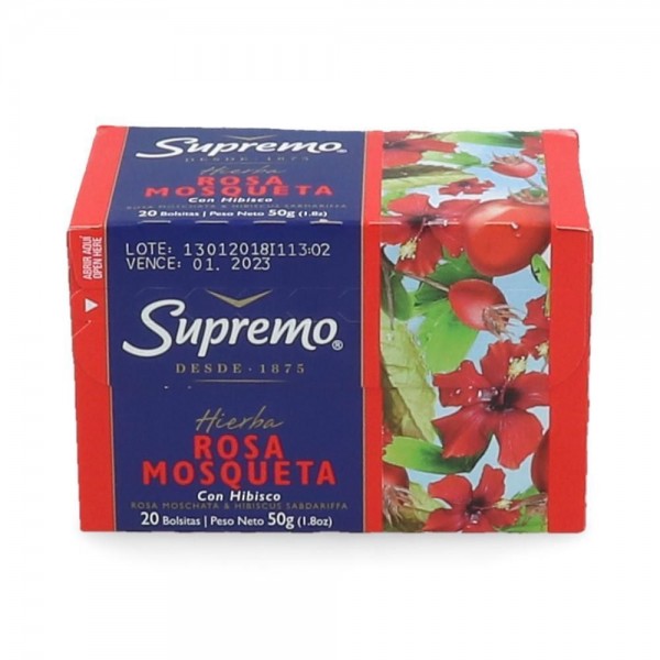 TE HIERBAS ROSA MOSQUETA 20 BOLSAS