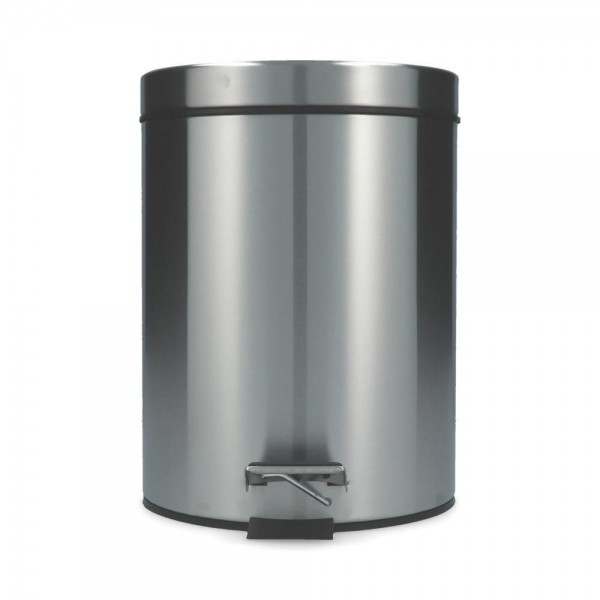 BASURERO ACERO INOXIDABLE PEDAL 5 LT