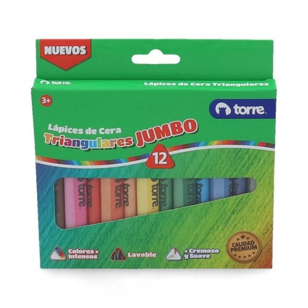 LAPICES CERA TRIANGULAR IMAGIA 12 UN