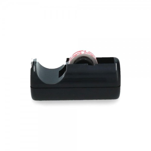DISPENSADOR CINTA ADHESIVA ESCRITORIO NEGRO