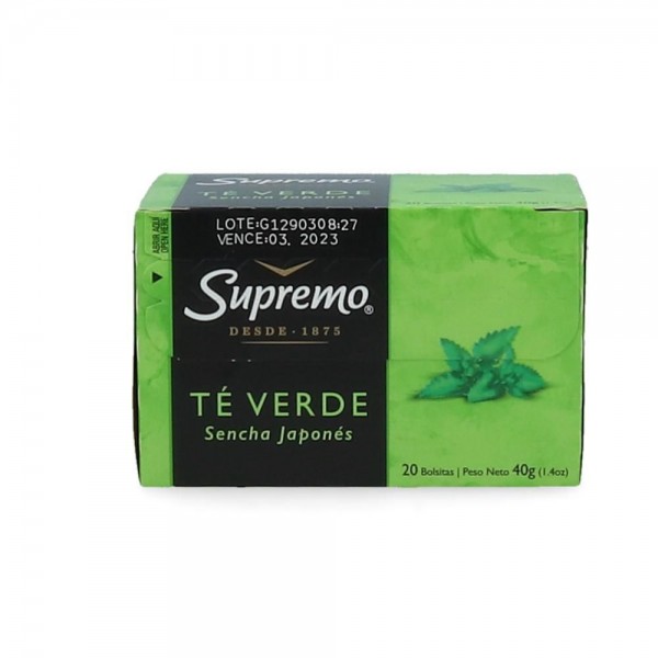 TE VERDE SENCHA JAPONES 20 BOLSAS