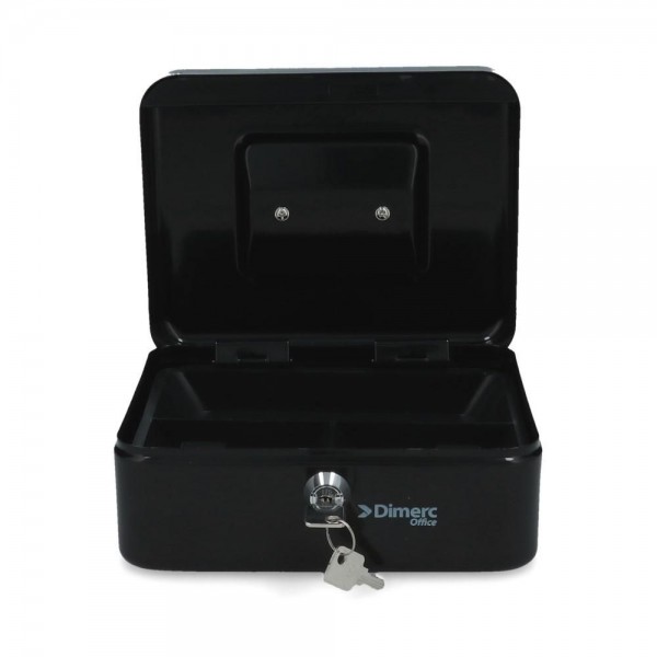 CAJA SEGURIDAD METALICA CON CHAPA 8 PULGADAS