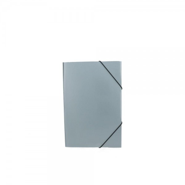 CARPETA CARTULINA CON ELASTICO PLATA