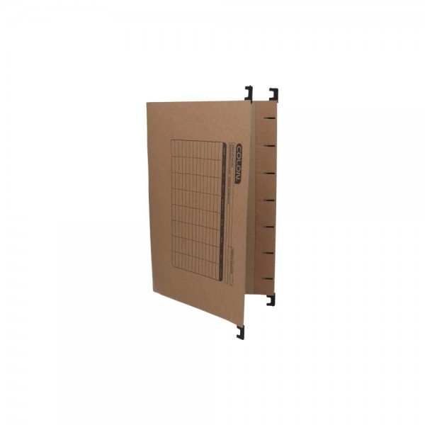 CARPETA COLGANTE FLEJE PLASTICO KRAFT