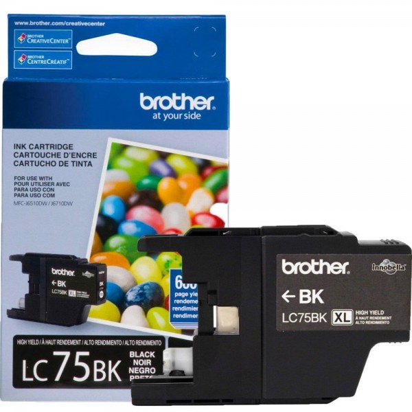 CARTUCHO LC75BK NEGRO 600 PAGINAS