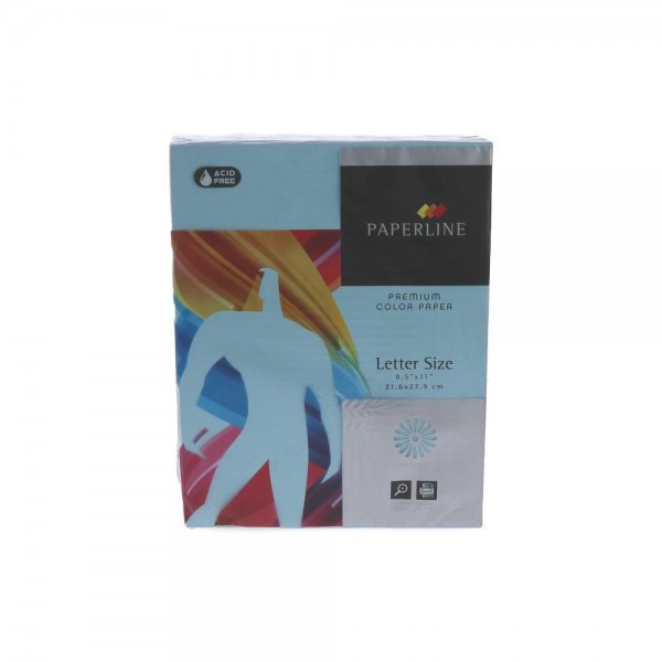 PAPEL FOTOCOPIA COLOR CELESTE CARTA 500 HOJAS