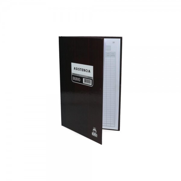 LIBRO ADMINISTRATIVO REGISTRO ASISTENCIA FOLIADO 50 HOJAS
