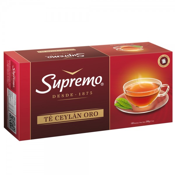 TE NEGRO CEYLAN ORO 100 BOLSAS