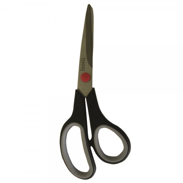 TIJERA OFICINA 8 PULGADAS PLASTICO METAL 19 CM