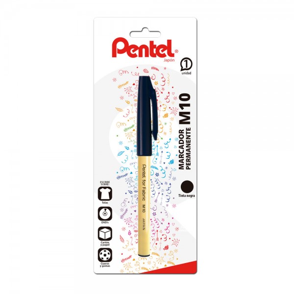 MARCADOR DE ROPA DESECHABLE M10 NEGRO 2 MM