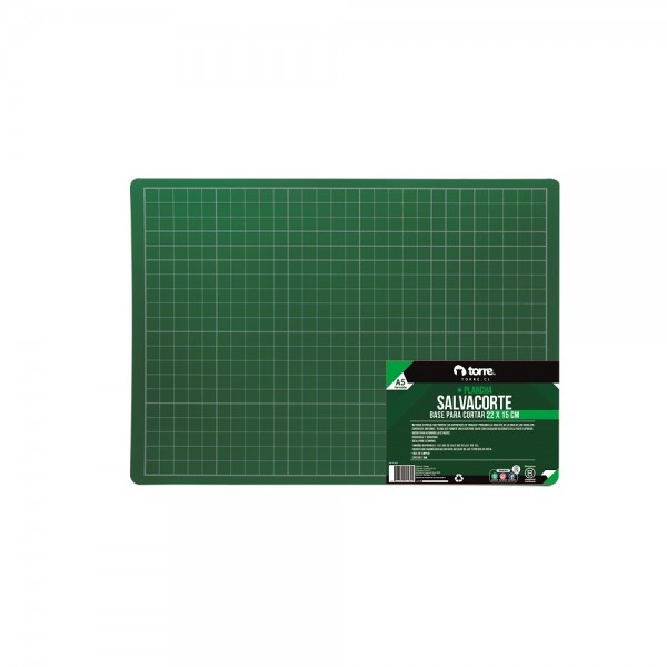 PLANCHA SALVACORTE A5 22 X 15 CM VERDE