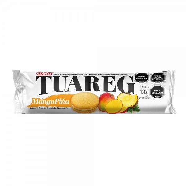 GALLETA TUAREG MANGO - PIÑA 120 GR