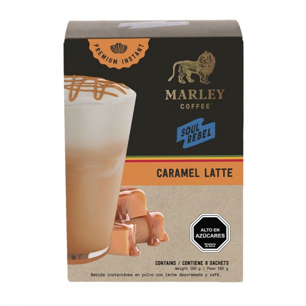 CAFE STICK SOUL REBEL CARAMEL LATTE 8 X 20 GR