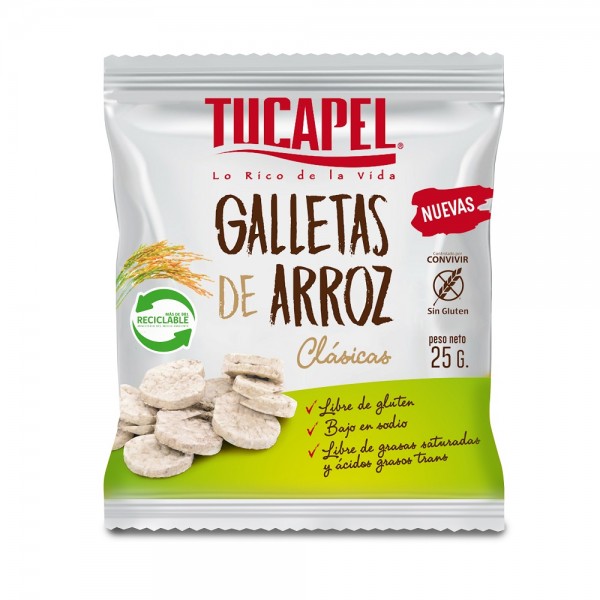 GALLETAS DE ARROZ CLASICAS 25 GR