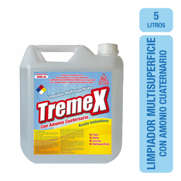 LIMPIADOR MULTISUPERFICIES CON AMONIO 5 LT