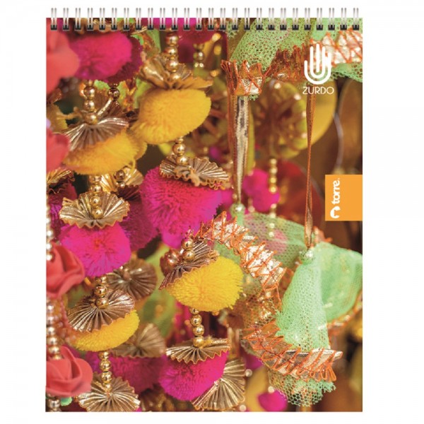 CUADERNO UNIVERSITARIO PARA ZURDOS 7 MM DISEÑOS SURTIDOS 100 HOJAS 