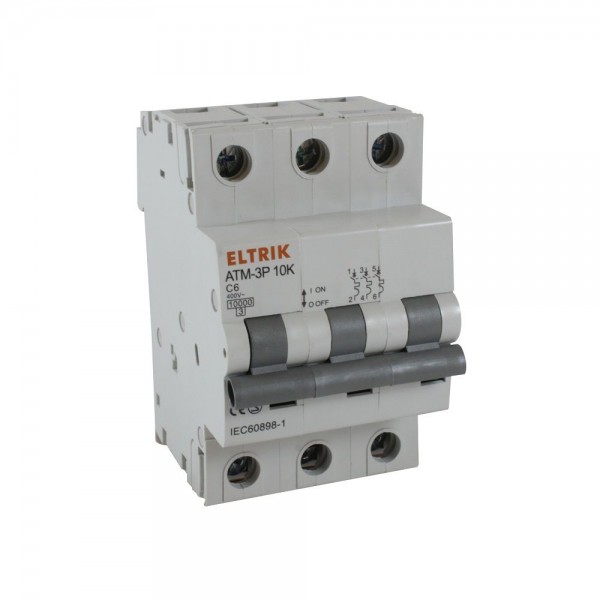 INTERRUPTOR AUTOMATICO 3 X 16A 10KA CURVA C