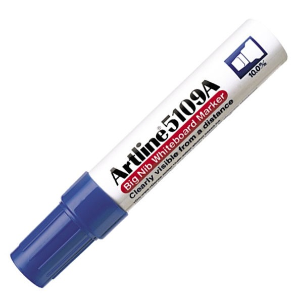 MARCADOR PIZARRA  JUMBO PUNTA BISELADA 5109 COLOR AZUL