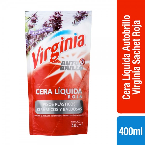 CERA LIQUIDA AUTOBRILLO ROJA DOYPACK 400 ML