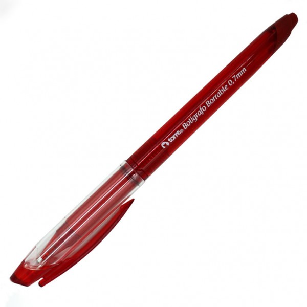 LAPIZ PASTA BORRABLE ROJO 0.7 MM