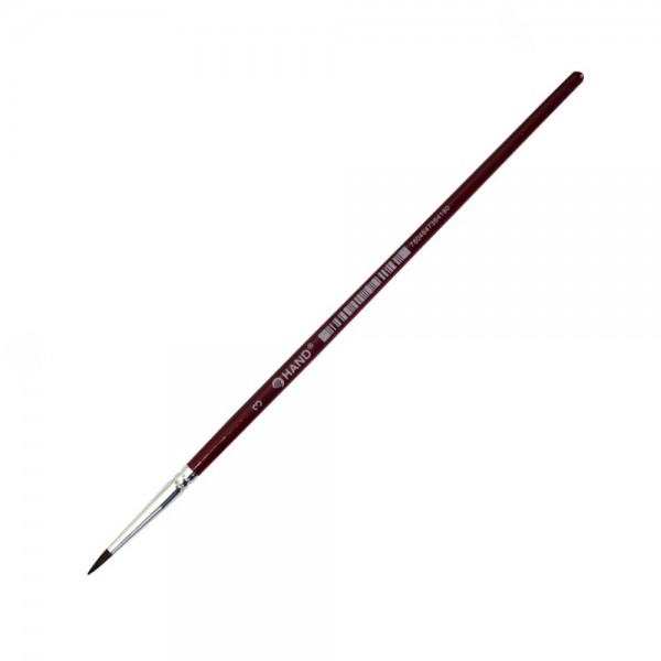 PINCEL REDONDO PELO NATURAL MANGO MADERA N3
