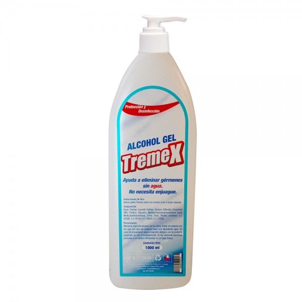 ALCOHOL GEL CON VALVULA 1 LT