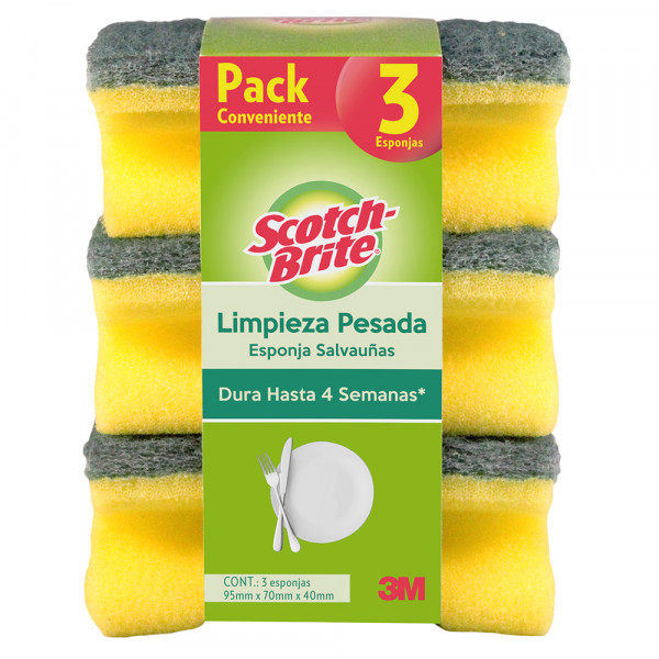ESPONJA ACANALADA MULTIUSO 4 UN