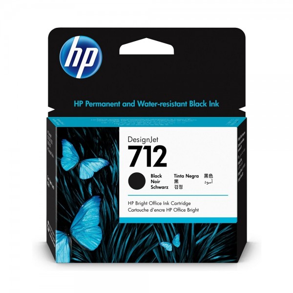 CARTUCHO DE TINTA 3ED71A 712 NEGRO 80 ML