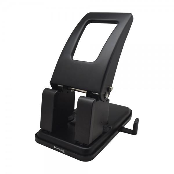PERFORADORA ALTO PODER METALICA NEGRA 100 HOJAS