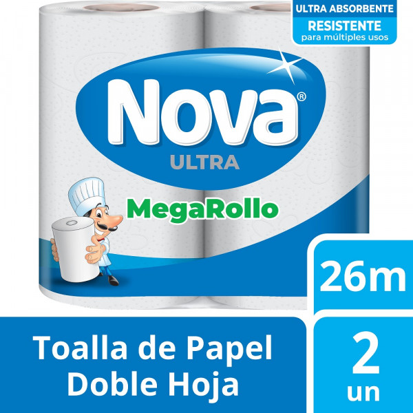 TOALLA ULTRA 2 ROLLOS X 26 MT