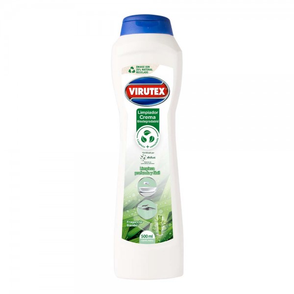 LIMPIADOR EN CREMA BIODEGRADABLE BAMBU 750 GR