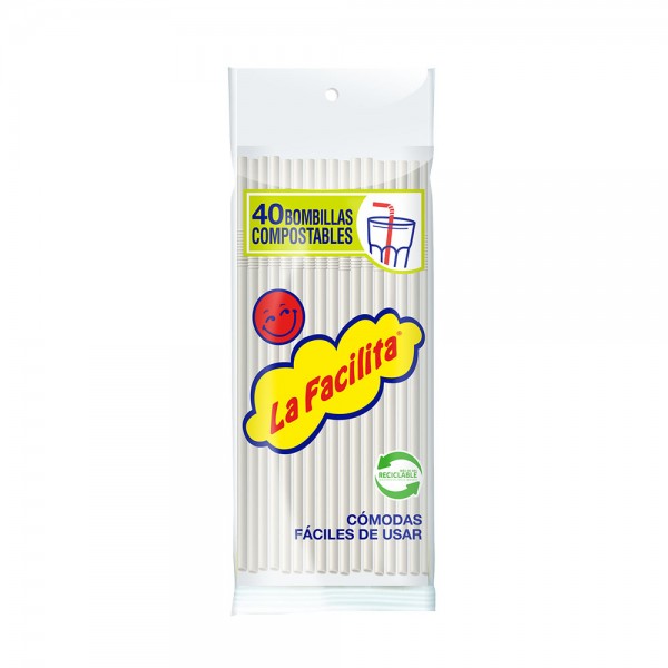 BOMBILLAS FLEXIBLES COMPOSTABLE 40 UN
