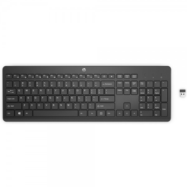 TECLADO INALAMBRICO 230 NEGRO 3L1E7AA#ABM